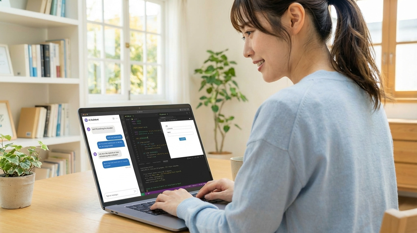 バイブコーディングのイメージ